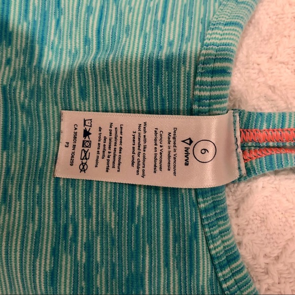 Ivivva green/ blue tank top - Picture 3 of 4